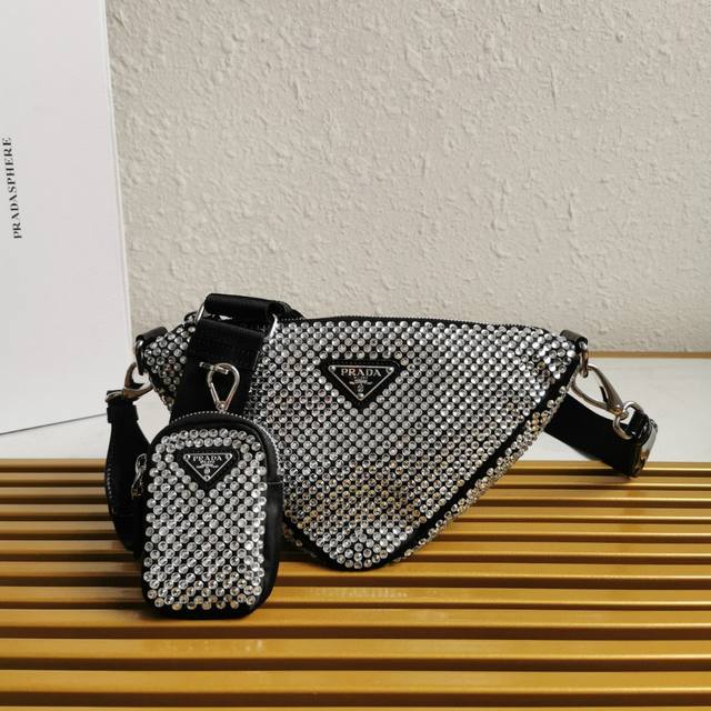 Premium Original Triangle Crossbody Bag 1Bh190 This triangle design, inspired by
