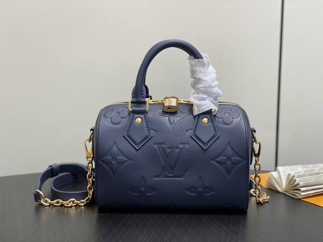 Factory Price P Top-grade original M14200 Dark Blue M58953 Full Leather Embossed