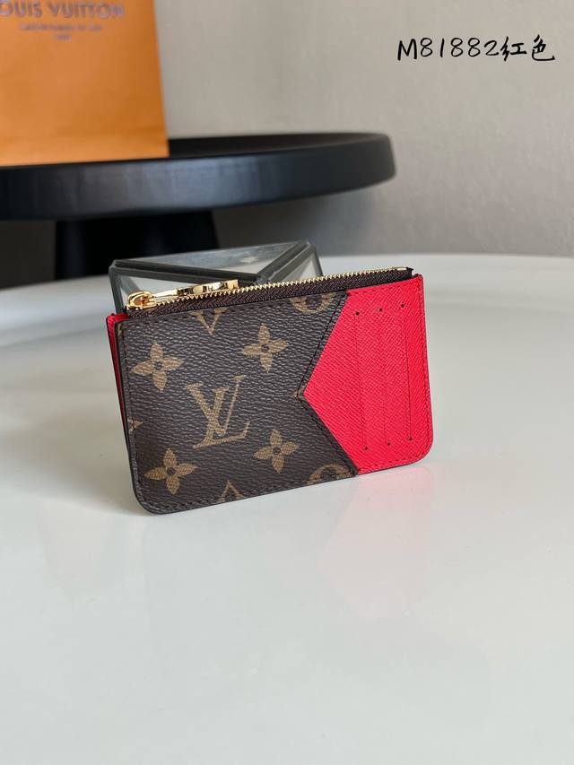 Factory Price P Chip Edition Top-Quality Original M81882 Old Red Romy Card Holde