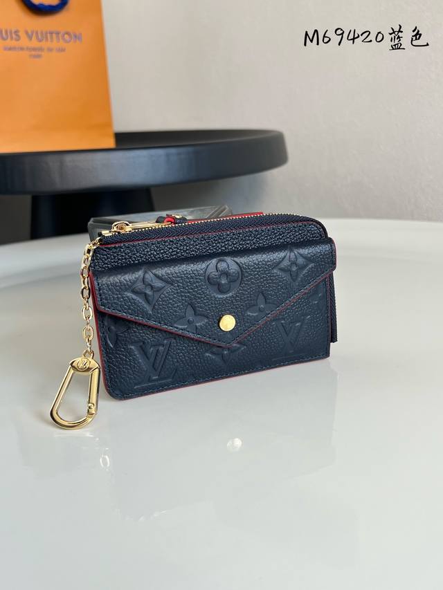 Factory Price: P M69420. This blue Recto Verso cardholder is crafted from Monogr