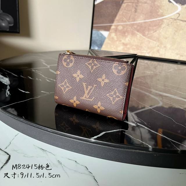 Factory Price P Chip Edition Top-Quality Original M82415 Pink Portefeuille Lisa