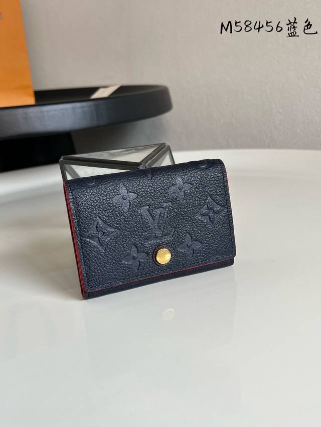 Factory Price P Top Original M58456 Blue This exquisite business card holder is