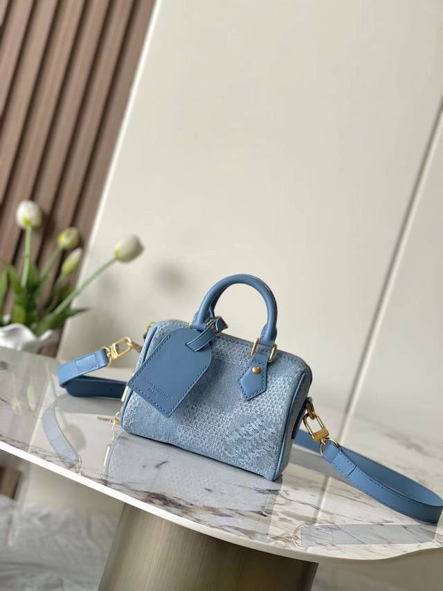 Top original semi-steel Mb163C chip version original leather Speedy18 Bandouli