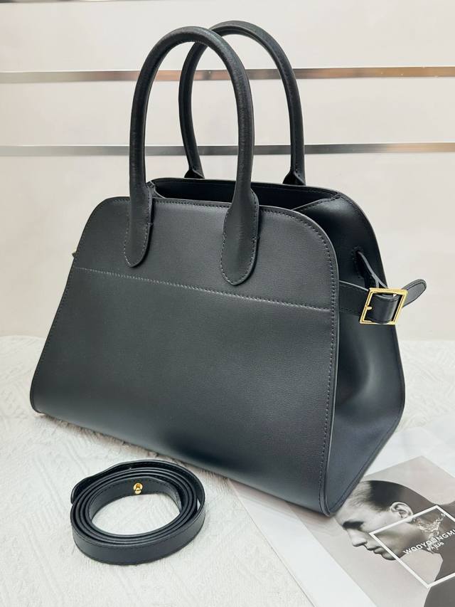 Special price 9233 plain black The Row Margaux 12, interpreting the ultimate min