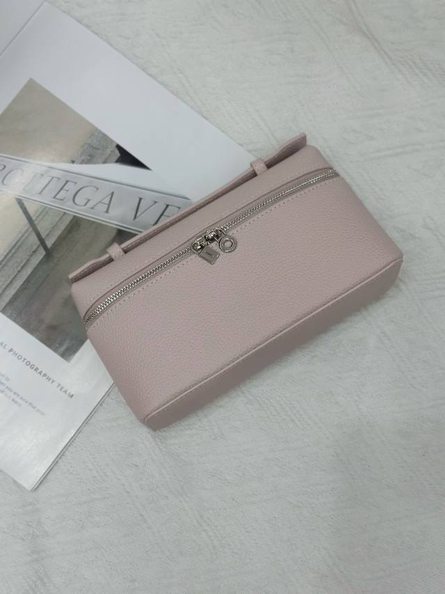 Special price Loro Piana 19 lunch box bag, evergreen popular pink appearance des