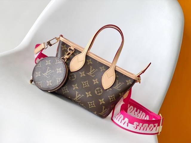 M46705 Apricot M46786 Rose Khaki Web Top-of-the-line Original Neverfull Bb Handb