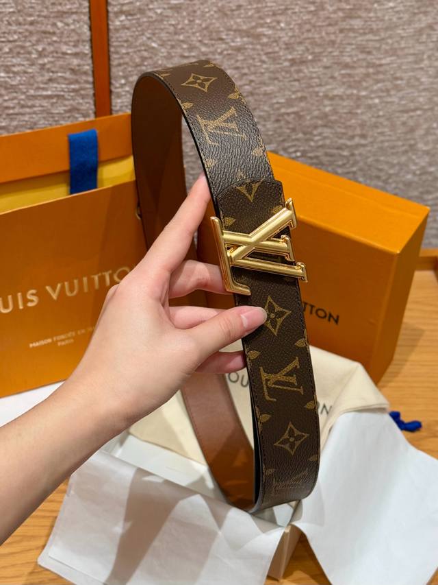 Lv Italian imported counter-exclusive Monorgan coated canvas with top-grain leat