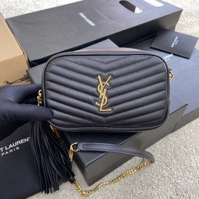 black ball-grained gold leather, a premium imported cowhide camera bag. ZP molds