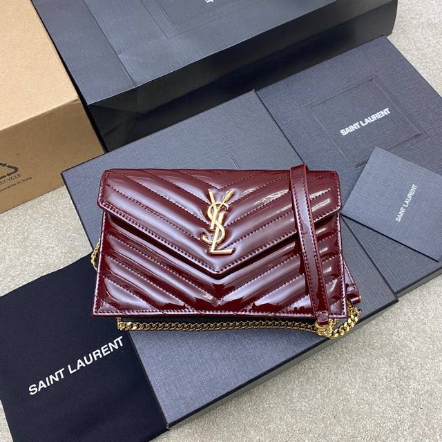 Burgundy Patent Leather and Gold Top-Rated Original, Exclusive New Color Woc Sma