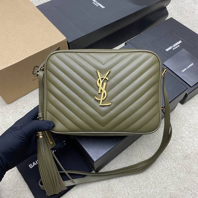 olive green flat gold new upgraded version strongly planted grass Y brand Lou Ba