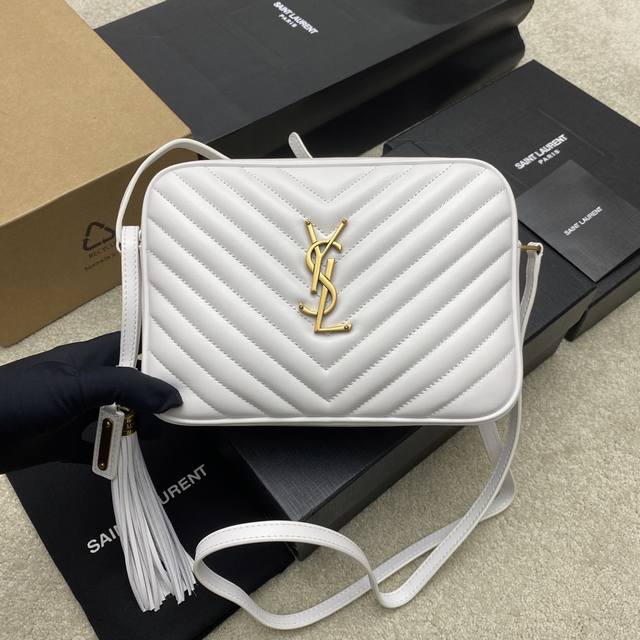 Milky white and gold new upgraded version Strongly planted Y brand Lou Bag popul