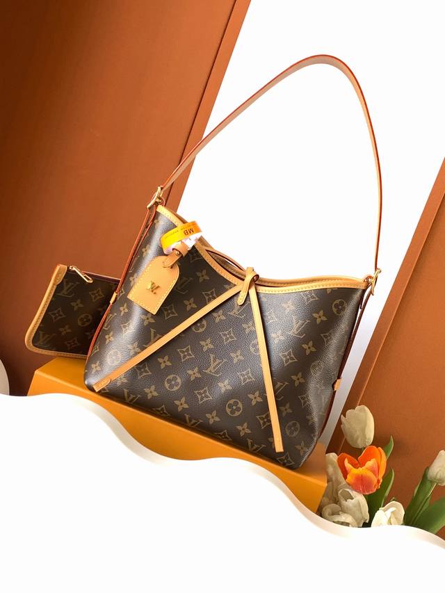 Carryall Small Handbag Super Enhanced Edition Model: M46203 Leather: Italian A-g
