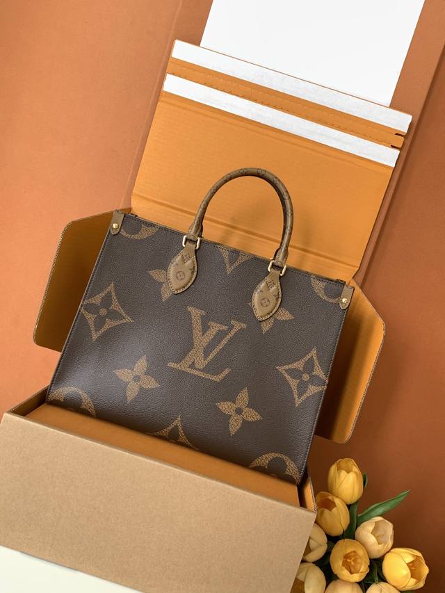 Onthego Medium Handbag Super Enhanced Edition Model: M45039 Leather: Italian A-g