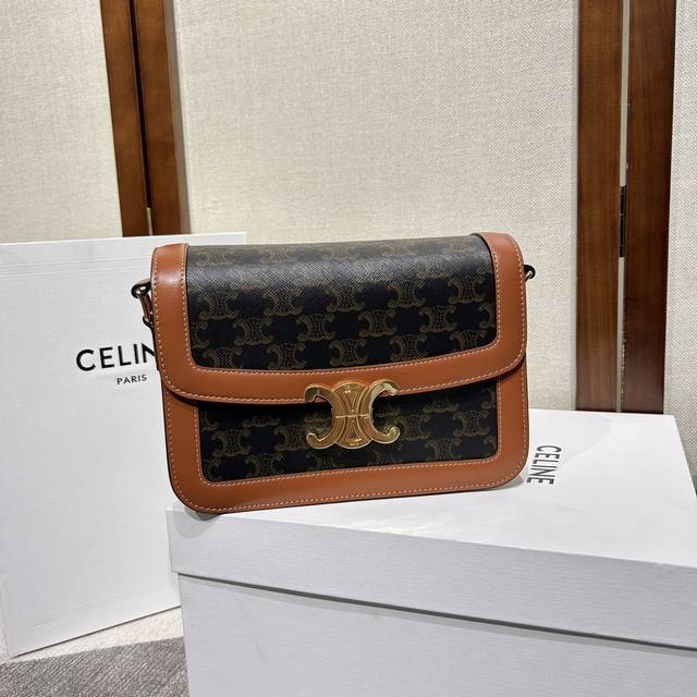 Upgraded Vintage Hardware Celine Arc de Triomphe Print, Style No. 191242. Hedi S
