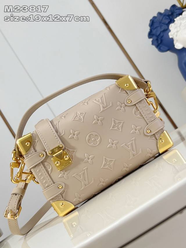 Top-grade original M23817 Khaki embossed M14571 This elegant Monogram Bold Side
