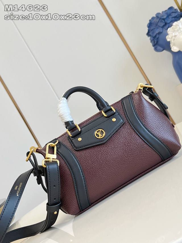 Top-quality original M14623 dark brown Nano Lv Rider handbag from the Spring/Sum