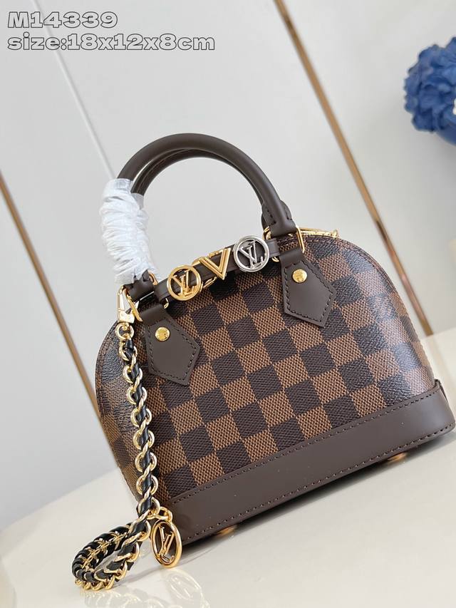 top-grade original M14339 Nano Alma handbag is a smaller version of Louis Vuitto