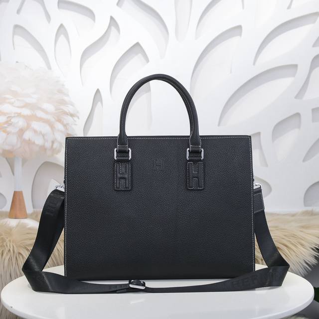Hermes - Hermes' latest men's briefcase is made of imported calfskin leather wit