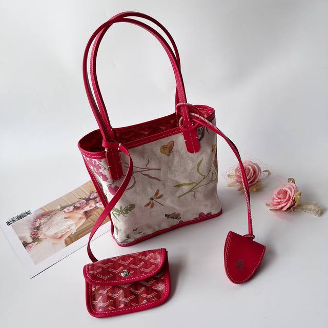 Goyar Mini shopping bag, dog tooth bag, super invincible Internet celebrity bag,