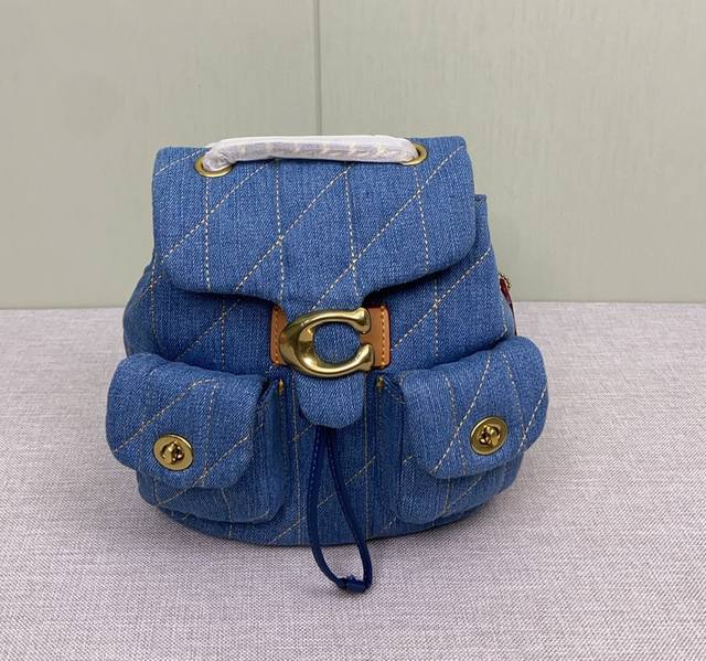 Coa*H 2025 January new product Cz747 Tabby backpack has a new color scheme. The