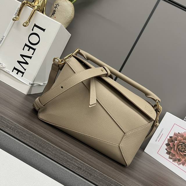 Lw New Edition Small Puzzle Edge Handbag in Soft Grained Cowhide Leather. This i