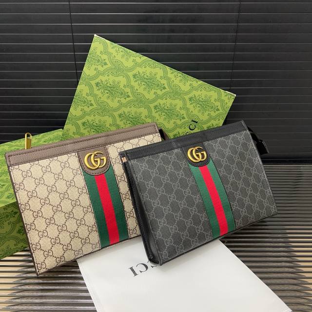 Gucci Gg toiletry bag, clutch, unisex classic and versatile, real product photo,