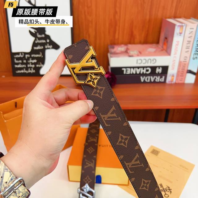 Original quality punched Brand: Louis L Men's Color: Black Buckle: Gold and Silv