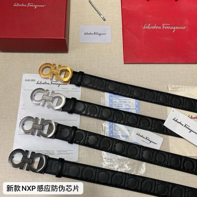 Brand: Ferragamo Chip Model Grade: Original Quality. Top-grain cowhide, classic