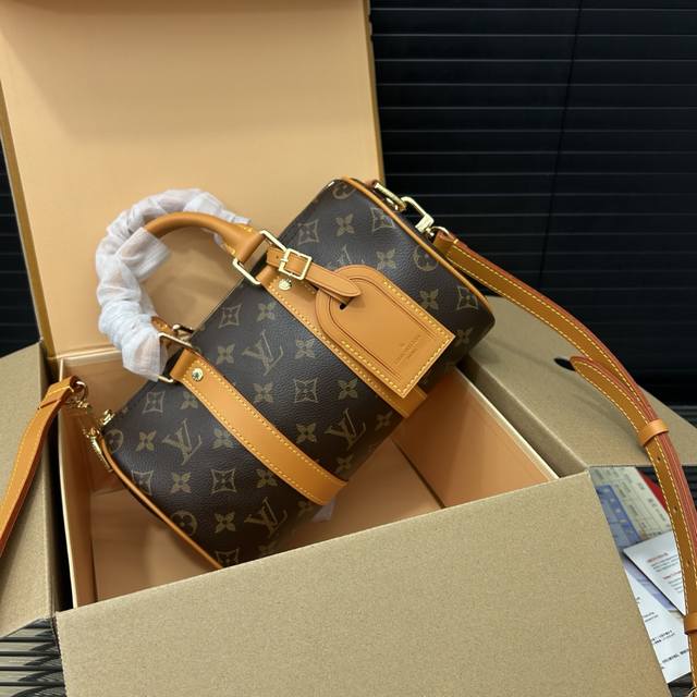 Louis Vuitton LV Keepall 25 series handbag printed handbag crossbody shoulder ba