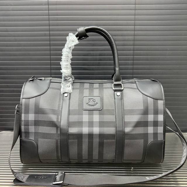 Burberry men's bag printed travel bag airport bag handbag classic and versatile