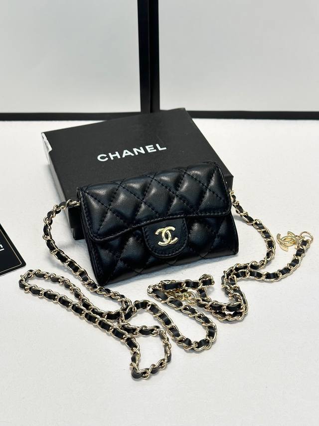 Color Black Size 11X10 Chanel Chanel sheepskin small backpack is fashionable and