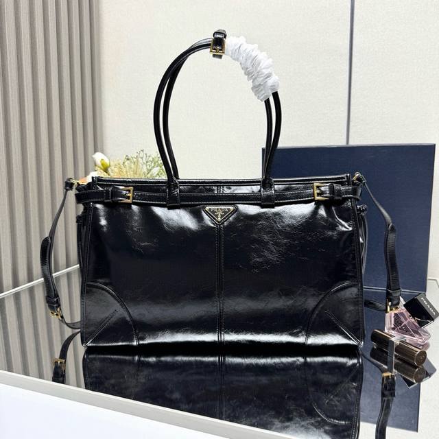 Premium Original Lussolf Waxed Leather 1Ba433 Large Size This handbag and messen