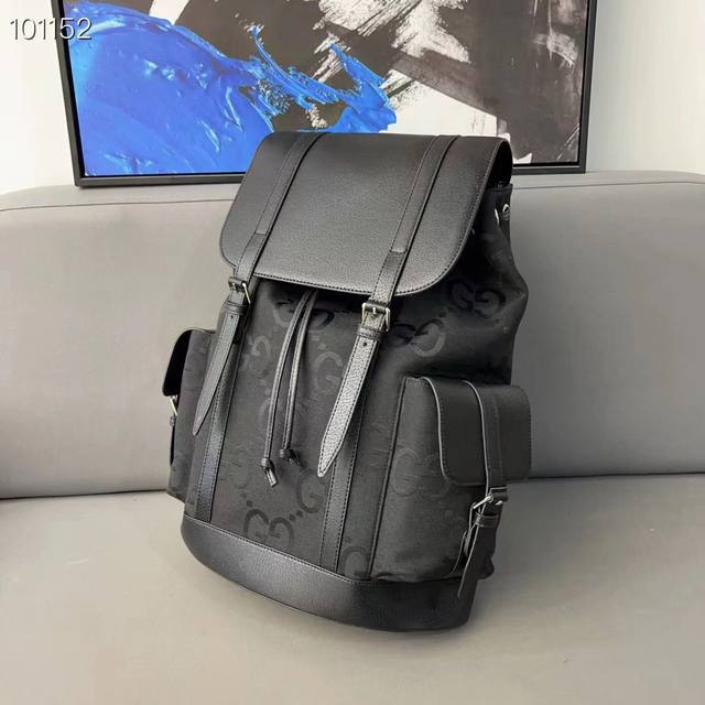 Original official website 450459 Gucci Signature leather classic backpack, with