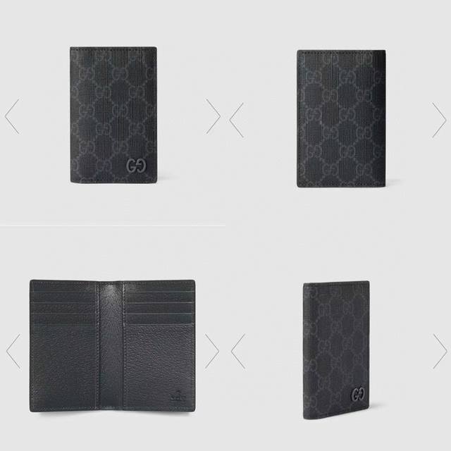 Top edition Gg details Gg long card holder, the new series of slim and compact s