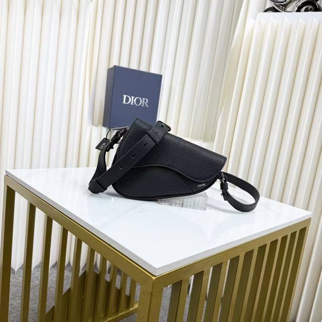 the highest-quality, original, and authentic mini saddle bag in black Dior Icons