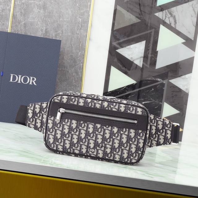 This belt bag exudes functionality and modern style. Crafted from beige and blac