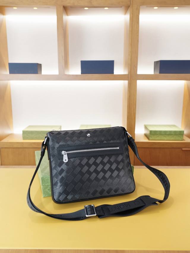 Mont Blanc Official Website Synchronized High Edition Crossbody Shoulder Bag, a