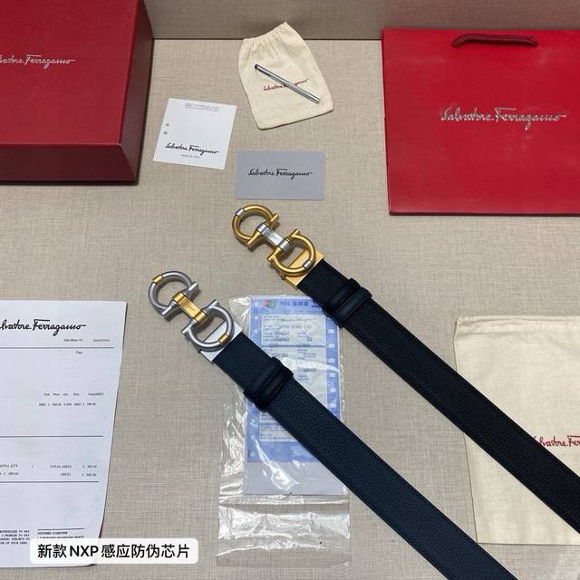 Brand: Ferragamo Chip Model Grade: Original Quality. Top-grain cowhide, availabl