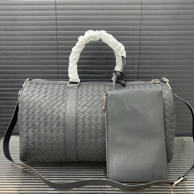 Bottega Veneta BV hand-woven two-in-one men's travel bag airport bag handbag bag