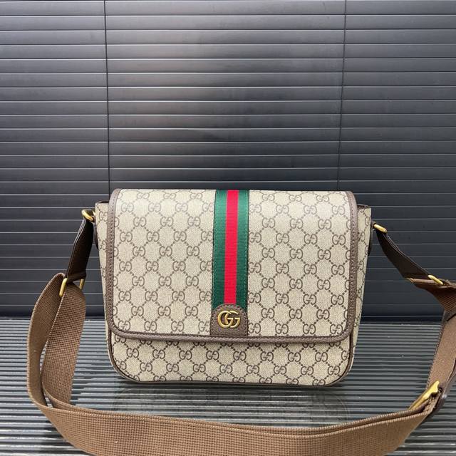 Gucci Gg Ophidia messenger bag flap shoulder bag classic and versatile real prod