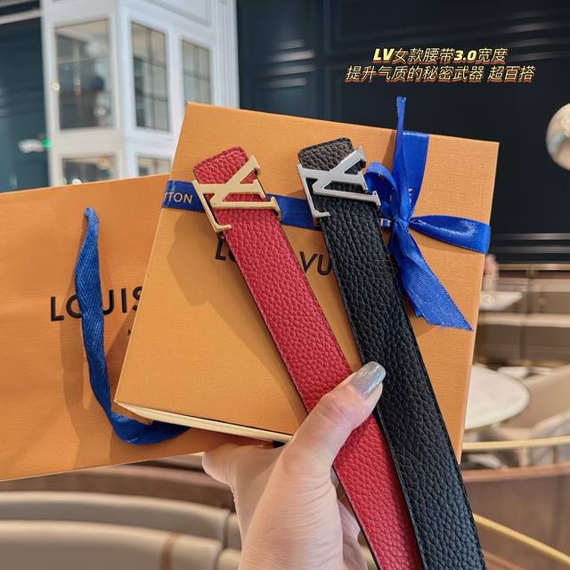 Lv Made in Spain Original Louis Vuitton belt series, overseas original goods, 3.