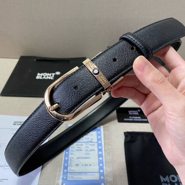 Brand: Montblanc Mount Grade: Original quality. Top-grain cowhide, classic, best