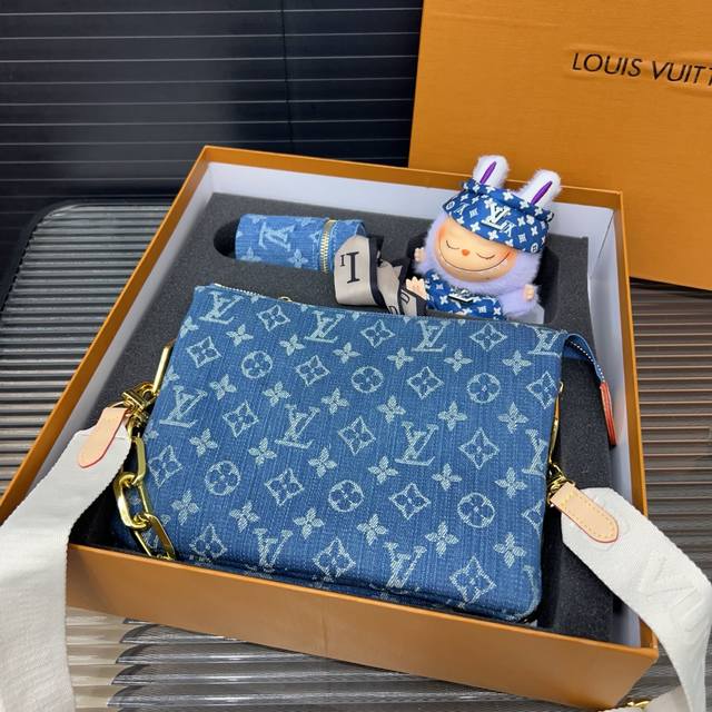 Louisvuitton LV three-piece set box boutique versatile gift essential high-quali