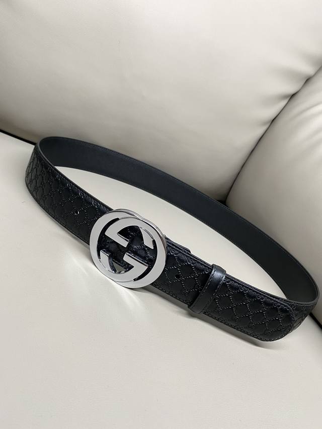 Gucci imported calfskin heat-pressed small G imported silicone sole will not eas