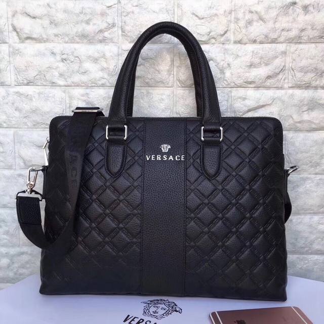 Explosive Briefcase Luxury Men's Bag, Selected Leather - High-end Imported Cowhi