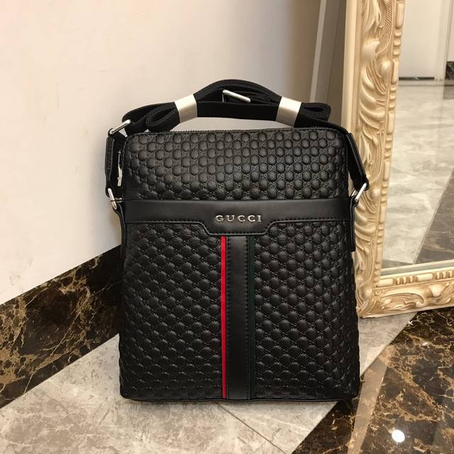 GU Crossbody Bags New 2620 Luxury GU Men's Bags, Selected Leather - High-end Imp