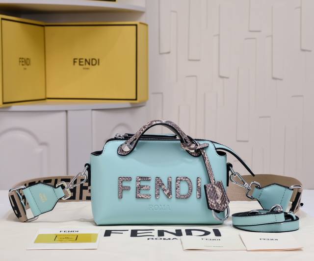 Model 8876 Fendi By The Way Boston Tote Bag. Made from Italian leather, it featu