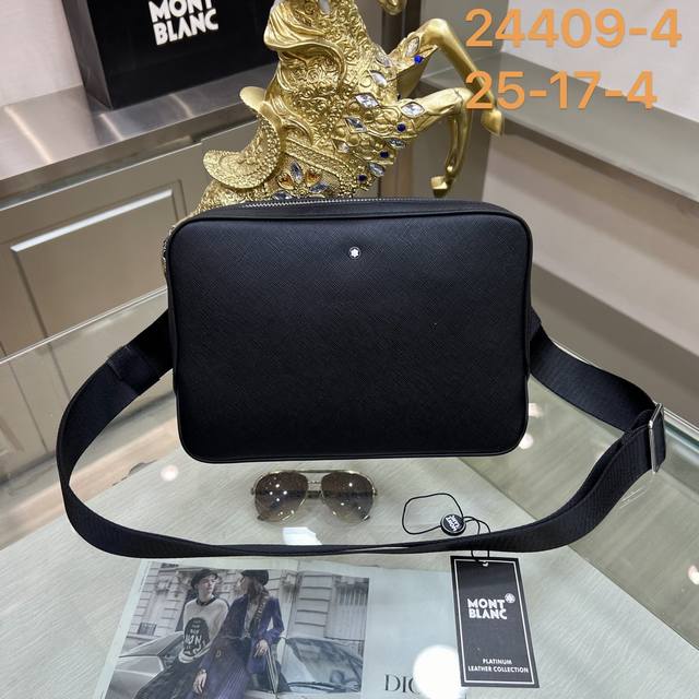 Montblanc 24409-4. Made of saffiano leather, it's exceptionally durable and easy