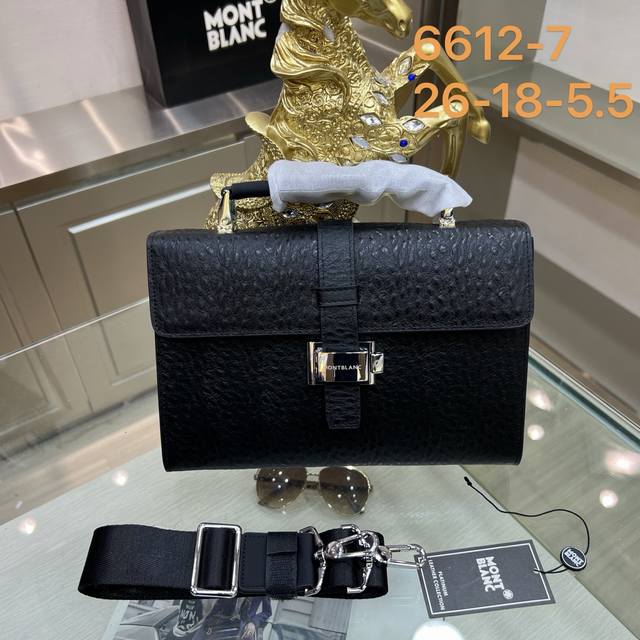 Montblanc Montblanc's new men's clutch, crafted from imported shaped cowhide lea