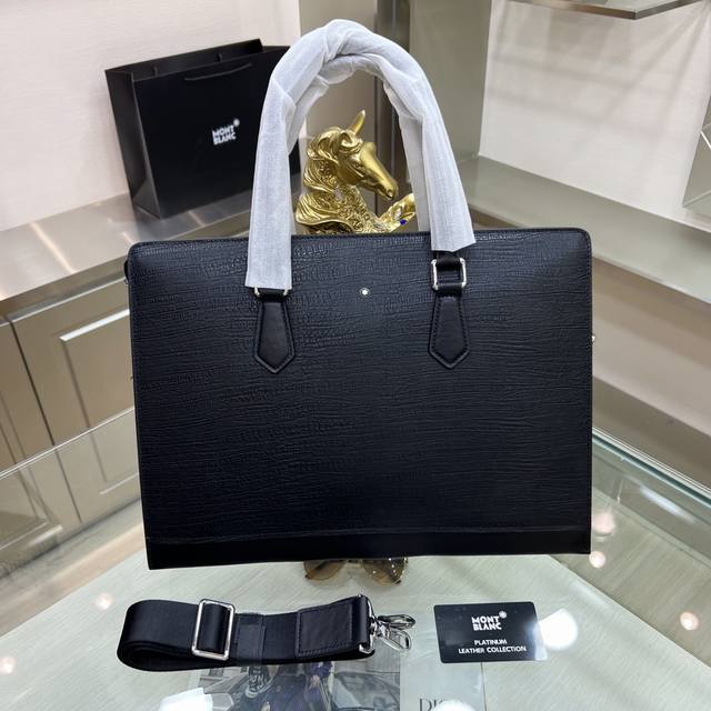 New Product: Montblanc International's latest briefcase, not only beautifully de